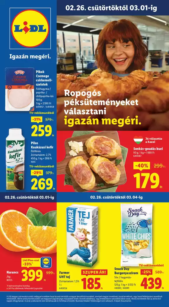 Lidl katalógus, Vecsés | Akciós újság 09. hét | 2026-02-26T00:00:00.000Z - 2026-03-04T00:00:00.000Z