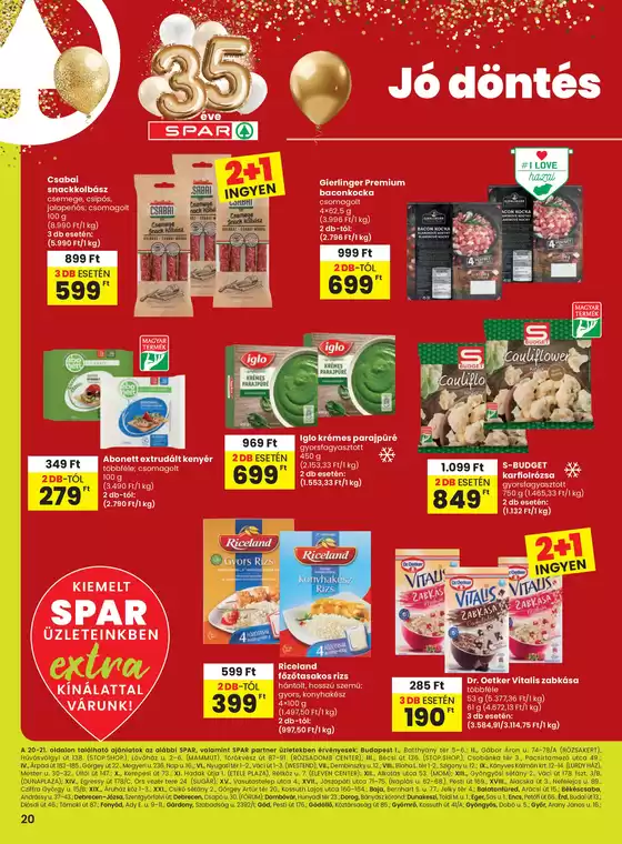 Spar katalógus, Miskolc | Széles választék az ajánlatokból | 2026-02-28T00:00:00.000Z - 2026-03-14T00:00:00.000Z