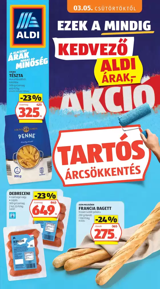 Aldi katalógus | ALDI Tartós árcsökkentés flyer | 2026-03-05T00:00:00.000Z - 2026-03-05T00:00:00.000Z