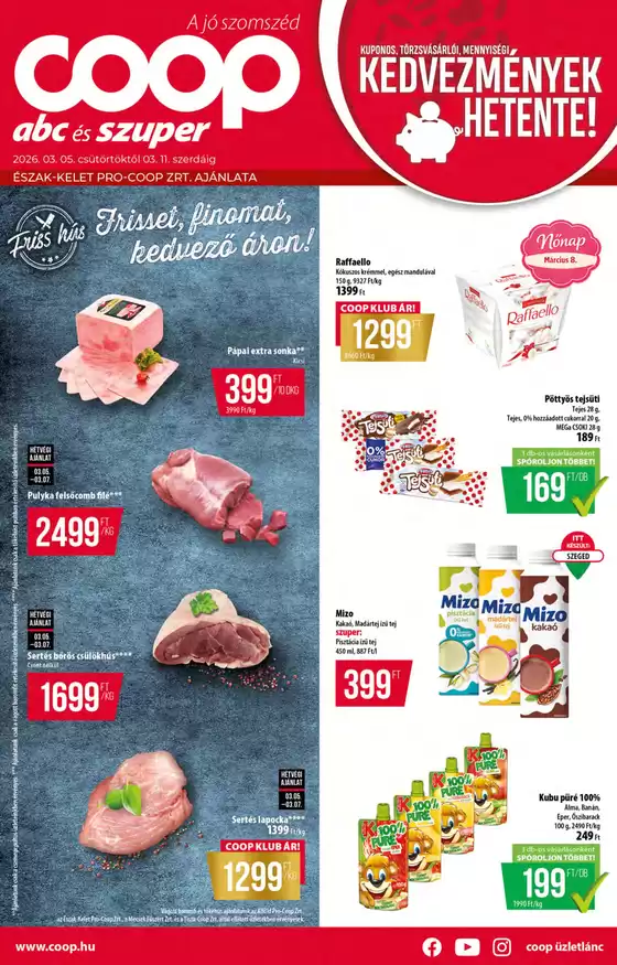 Coop katalógus | Exkluzív ajánlatok és akciók | 2026-03-05T00:00:00.000Z - 2026-03-11T00:00:00.000Z