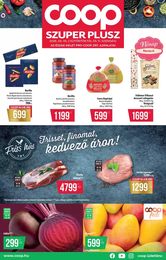 Coop katalógus, Szeged | Csúcsajánlatok és kedvezmények | 2026-03-05T00:00:00.000Z - 2026-03-11T00:00:00.000Z