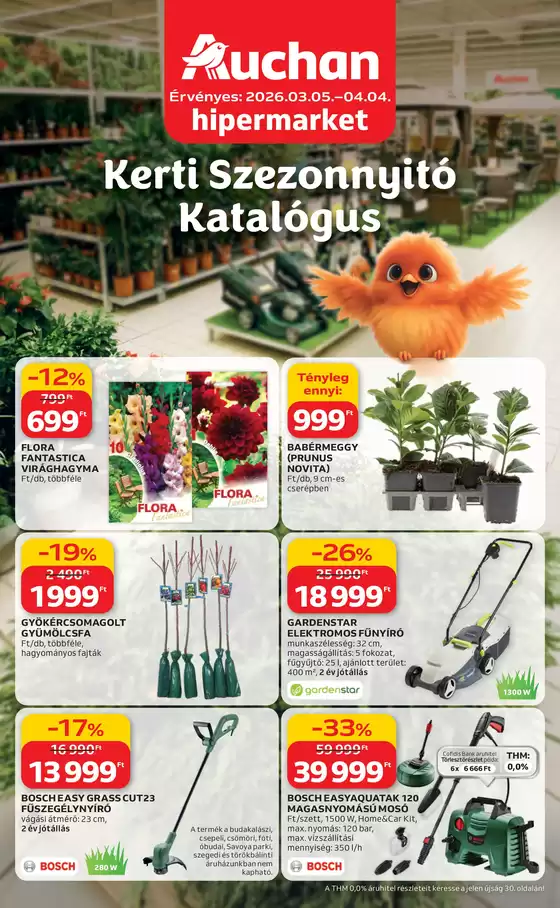 Auchan katalógus, Törökbálint | Nagyszerű ajánlat minden ügyfélnek | 2026-03-02T00:00:00.000Z - 2026-04-04T00:00:00.000Z