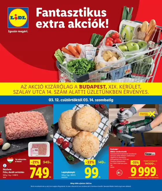 Lidl katalógus, Ócsa | Érvényes 03.12-től | 2026-03-12T00:00:00.000Z - 2026-03-15T00:00:00.000Z