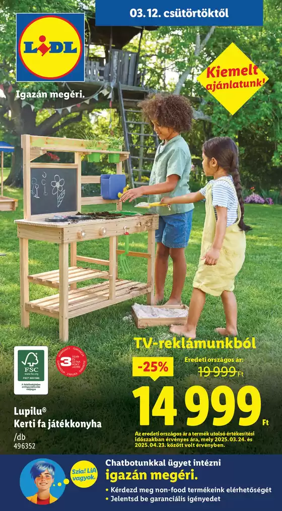 Lidl katalógus, Ócsa | Nonfood kínálatunk - 11. hét | 2026-03-12T00:00:00.000Z - 2026-03-18T00:00:00.000Z