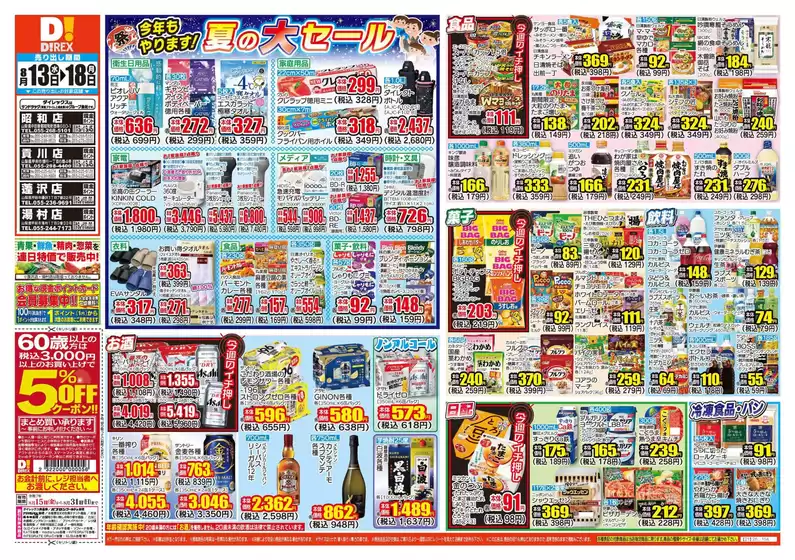 割引とプロモーション