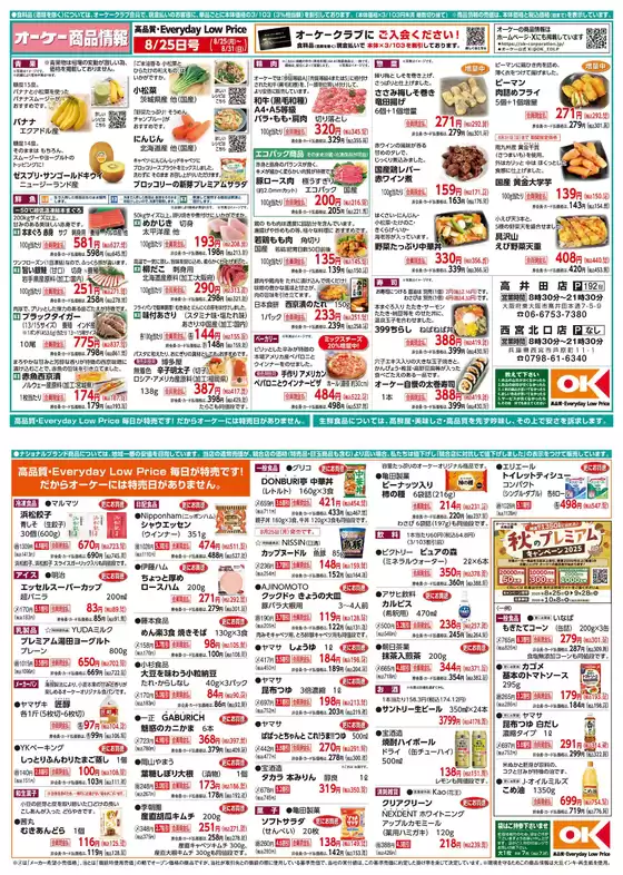 沼津市でのオーケーストアのカタログ | 排他的な取引と掘り出し物 | 2025-08-26T00:00:00.000Z - 2025-09-01T00:00:00.000Z