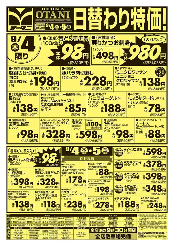 オータニ チラシ