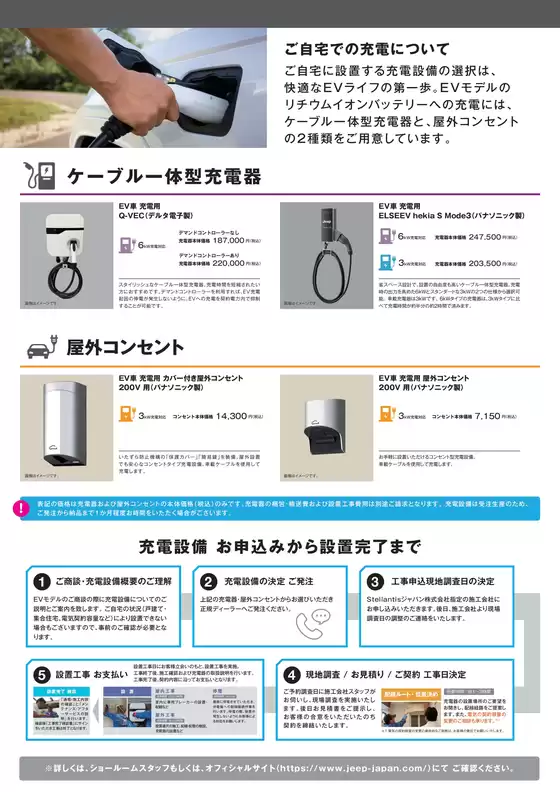 揖保郡でのジープのカタログ | charging equipment | 2025-09-08T00:00:00.000Z - 2025-09-22T00:00:00.000Z