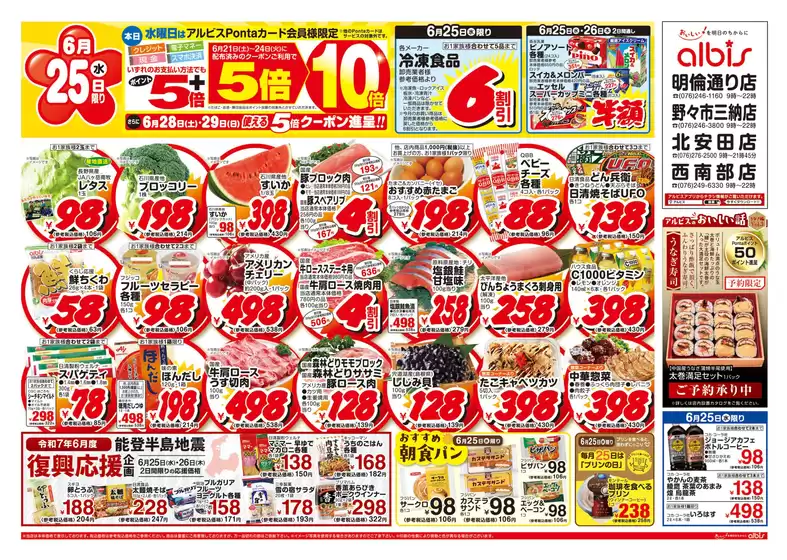 割引とプロモーション
