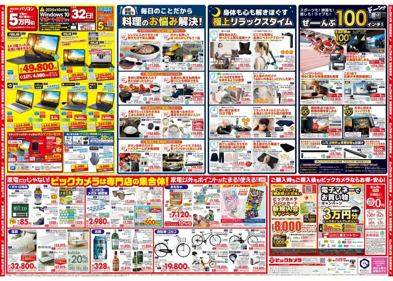 ビックカメラ チラシ