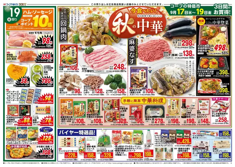 コープやまぐち 最新チラシ