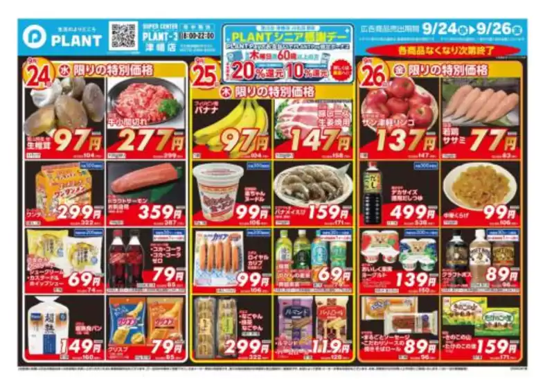 スーパーセンタープラント チラシ