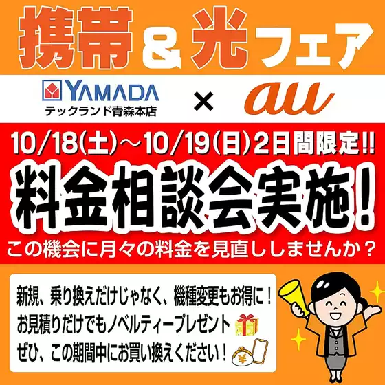 豊橋市でのヤマダ電機のカタログ | 掘り出し物ハンターのための素晴らしいオファー | 2025-10-17T00:00:00.000Z - 2025-10-19T00:00:00.000Z