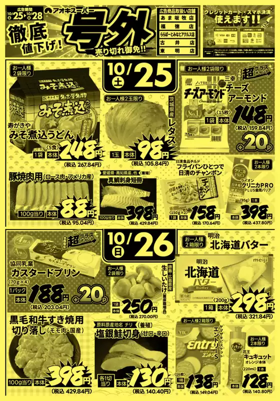 現在の特別プロモーション