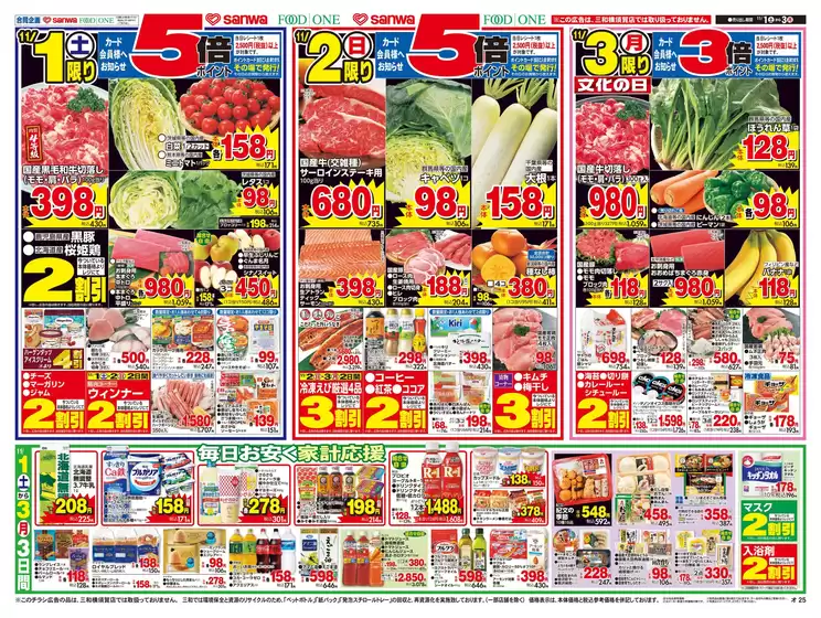 スーパー三和 チラシ