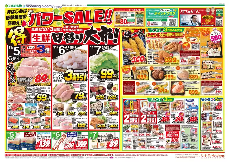 養老郡でのいなげやのカタログ | 排他的な取引と掘り出し物 | 2025-11-05T00:00:00.000Z - 2025-11-11T00:00:00.000Z