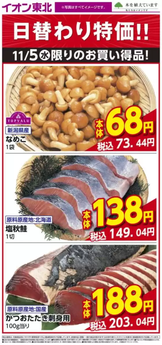 鹿角市でのイオンのカタログ | あなたのための特別オファー | 2025-11-05T00:00:00.000Z - 2025-11-05T00:00:00.000Z