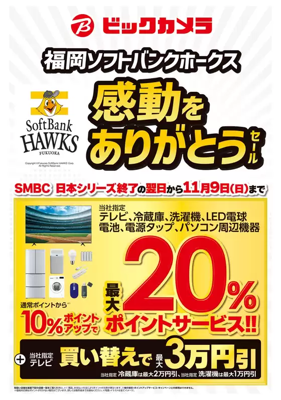八戸市でのビックカメラのカタログ | あなたのための特別オファー | 2025-10-31T00:00:00.000Z - 2025-11-09T00:00:00.000Z