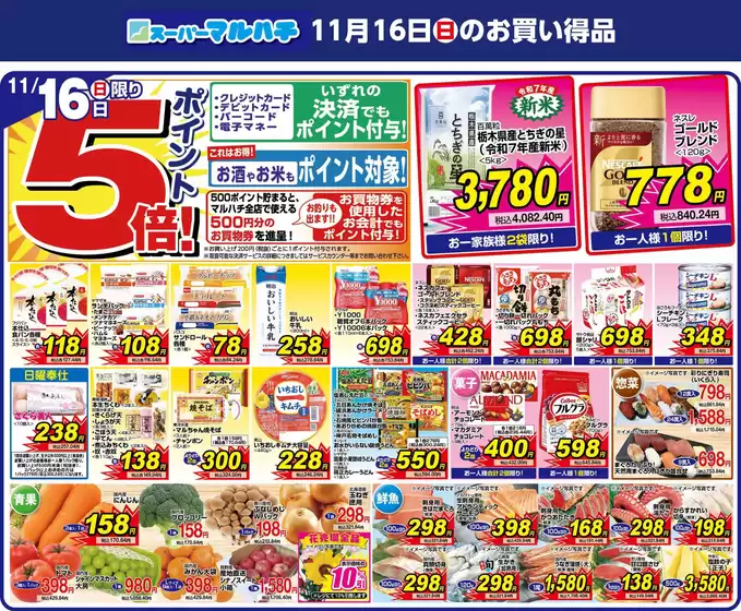 堺市でのマルハチのカタログ | 2025年11月16日 | 2025-11-15T00:00:00.000Z - 2025-11-16T00:00:00.000Z