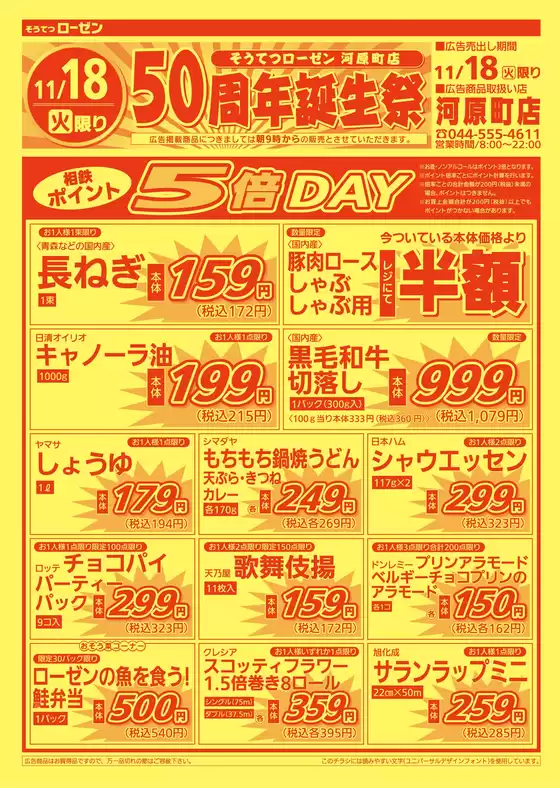 三戸郡での相鉄ローゼンのカタログ | 倹約家のためのトップオファー | 2025-11-17T00:00:00.000Z - 2025-11-18T00:00:00.000Z