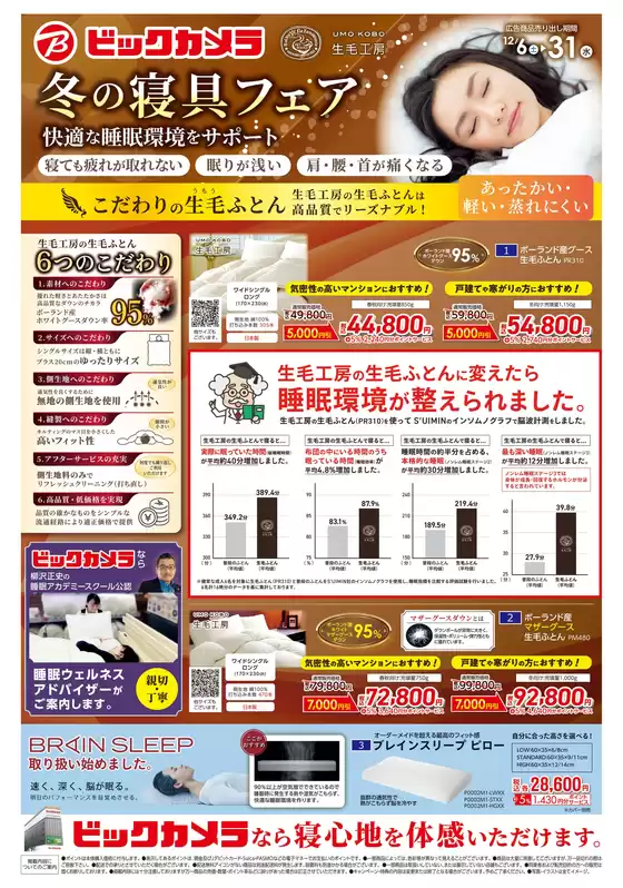 むつ市でのビックカメラのカタログ | 排他的な取引と掘り出し物 | 2025-12-06T00:00:00.000Z - 2025-12-31T00:00:00.000Z