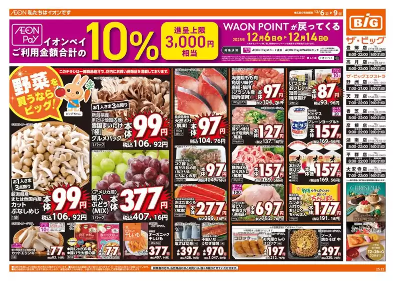 ザ・ビッグのカタログ | 発見するための新しいオファー | 2025-12-06T00:00:00.000Z - 2025-12-09T00:00:00.000Z