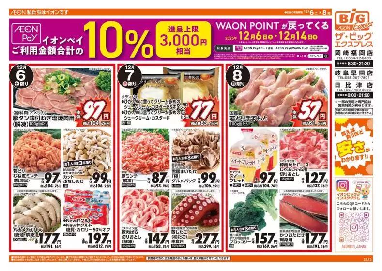 ザ・ビッグのカタログ | あなたのための私たちの最高の取引 | 2025-12-06T00:00:00.000Z - 2025-12-08T00:00:00.000Z