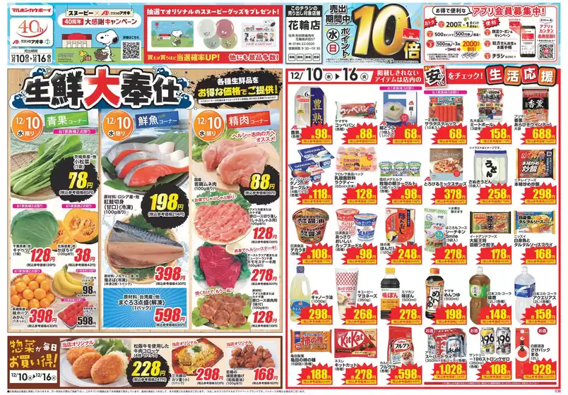 徳島市でのクスリのアオキのカタログ | 掘り出し物ハンターのための素晴らしいオファー | 2025-12-10T00:00:00.000Z - 2025-12-16T00:00:00.000Z