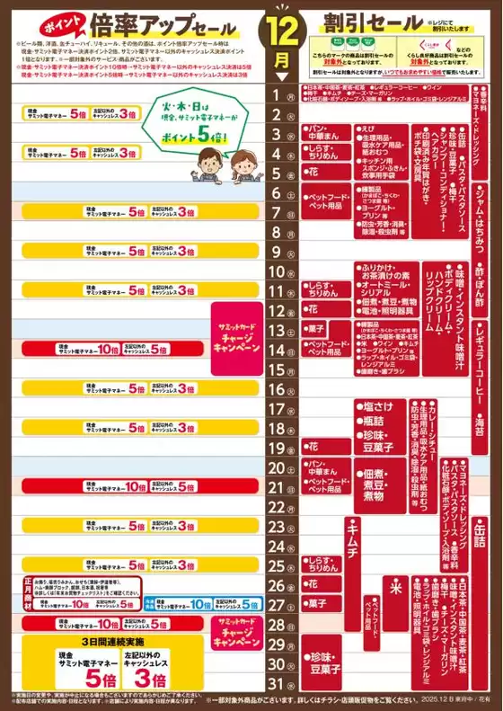 サミットのカタログ | すべてのお客様のためのトップディール | 2025-11-30T00:00:00.000Z - 2025-12-31T00:00:00.000Z