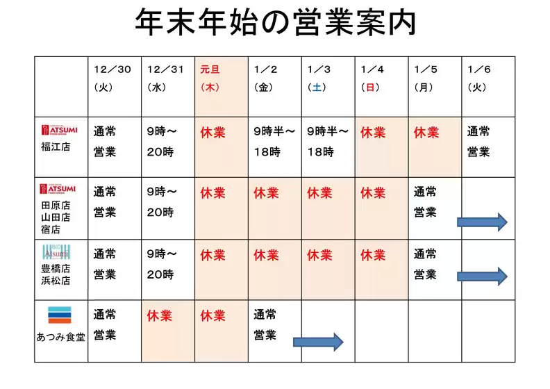 厚岸郡でのフードオアシスあつみのカタログ | 私たちのお客様のための排他的な取引 | 2025-12-30T00:00:00.000Z - 2026-01-06T00:00:00.000Z