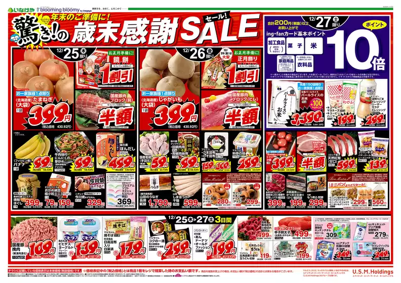 新潟市でのいなげやのカタログ | 掘り出し物ハンターのための素晴らしいオファー | 2025-12-25T00:00:00.000Z - 2025-12-27T00:00:00.000Z