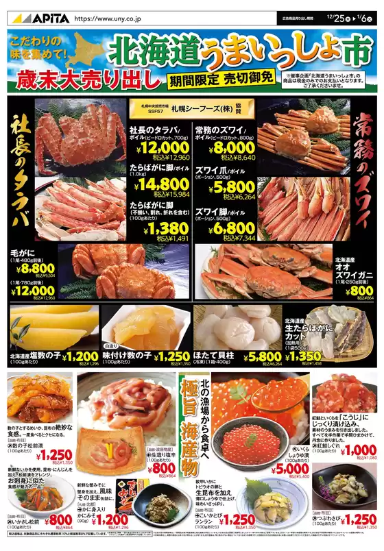 高梁市でのアピタのカタログ | 発見するための新しいオファー | 2025-12-24T00:00:00.000Z - 2026-01-06T00:00:00.000Z