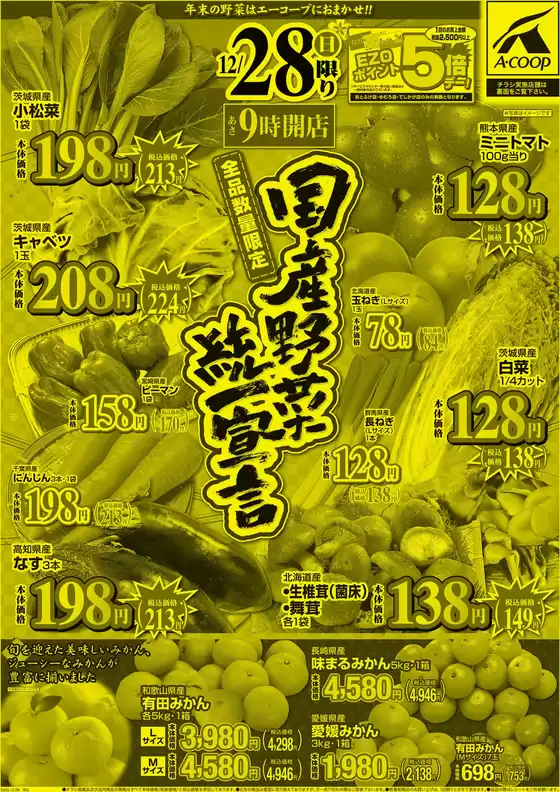 福岡市でのホクレンショップのカタログ | あなたのための私たちの最高のオファー | 2025-12-28T00:00:00.000Z - 2025-12-28T00:00:00.000Z