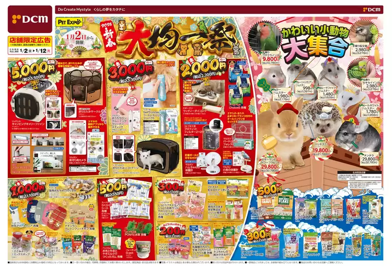 DCMのカタログ | 現在の掘り出し物とオファー | 2026-01-01T00:00:00.000Z - 2026-01-12T00:00:00.000Z