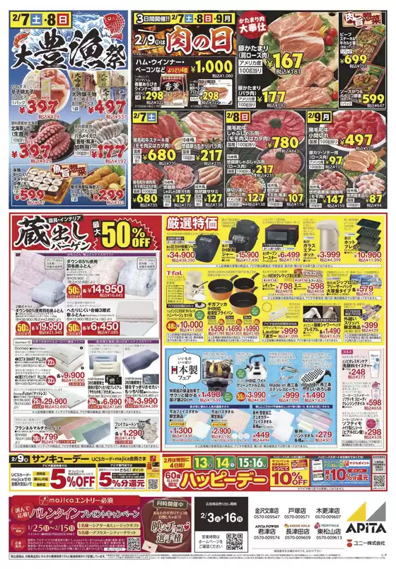 川崎市でのアピタのカタログ | 現在の取引とオファー | 2026-02-02T00:00:00.000Z - 2026-02-16T00:00:00.000Z