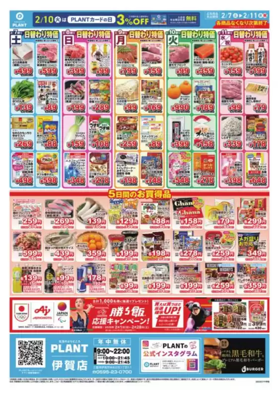 奈良市でのスーパーセンタープラントのカタログ | 掘り出し物ハンターのためのオファー | 2026-02-07T00:00:00.000Z - 2026-02-11T00:00:00.000Z