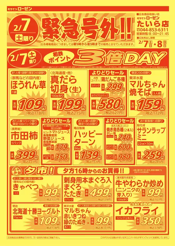 東大阪市での相鉄ローゼンのカタログ | 倹約家のためのトップオファー | 2026-02-06T00:00:00.000Z - 2026-02-08T00:00:00.000Z