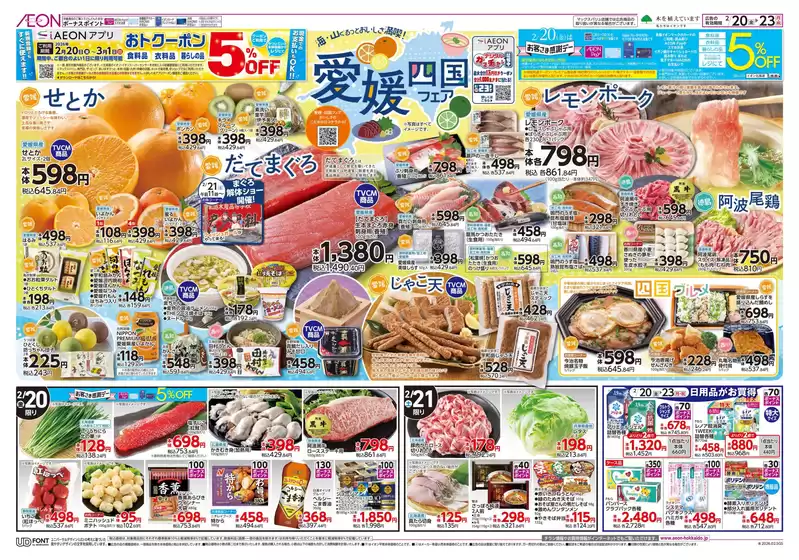 鹿児島市でのイオンのカタログ | イオン チラシ | 2026-02-19T00:00:00.000Z - 2026-02-23T00:00:00.000Z