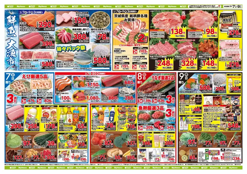 成田市でのタイヨーのカタログ | 現在の取引とオファー | 2026-03-07T00:00:00.000Z - 2026-03-09T00:00:00.000Z