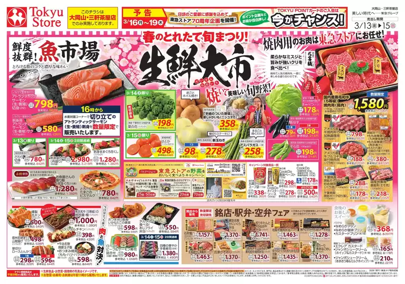 蒲生郡での東急ストアのカタログ | 排他的な掘り出し物 | 2026-03-12T00:00:00.000Z - 2026-03-15T00:00:00.000Z