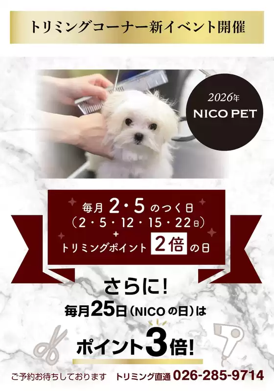 ホームセンタームサシのカタログ | トリミングイベント | 2026-03-13T00:00:00.000Z - 2026-03-22T00:00:00.000Z
