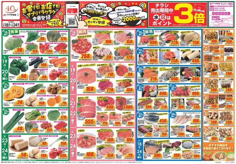 河北郡でのクスリのアオキのカタログ | あなたのための特別オファー | 2026-03-18T00:00:00.000Z - 2026-03-24T00:00:00.000Z