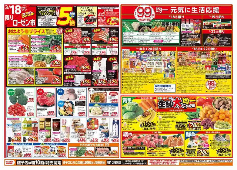 野洲市での相鉄ローゼンのカタログ | 相鉄ローゼン チラシ | 2026-03-17T00:00:00.000Z - 2026-03-22T00:00:00.000Z