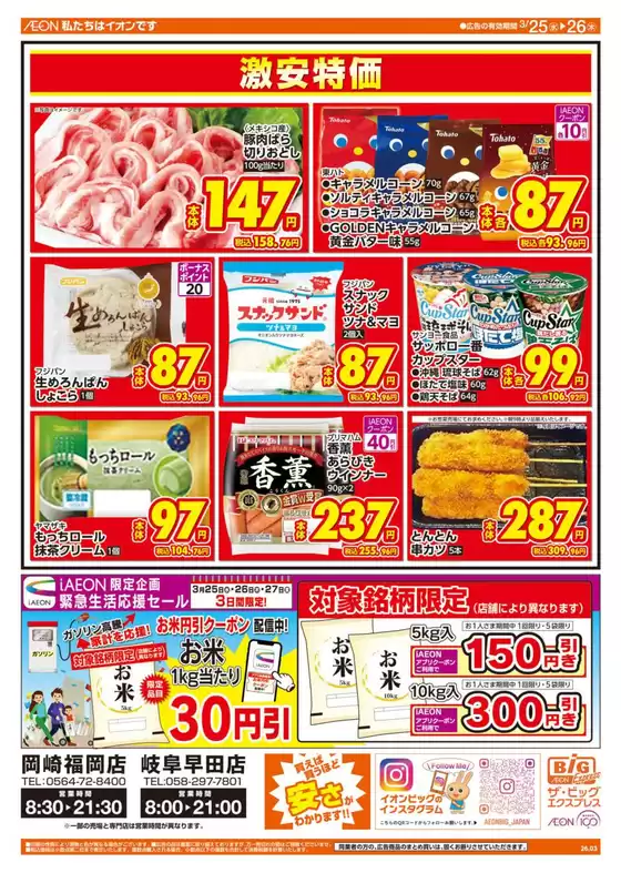 静岡市でのザ・ビッグのカタログ | あなたのための私たちの最高の取引 | 2026-03-25T00:00:00.000Z - 2026-03-26T00:00:00.000Z