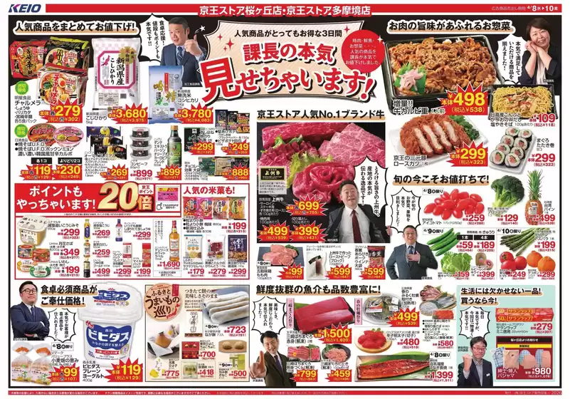 京王ストアのカタログ | 現在の掘り出し物とオファー | 2026-04-08T00:00:00.000Z - 2026-04-10T00:00:00.000Z