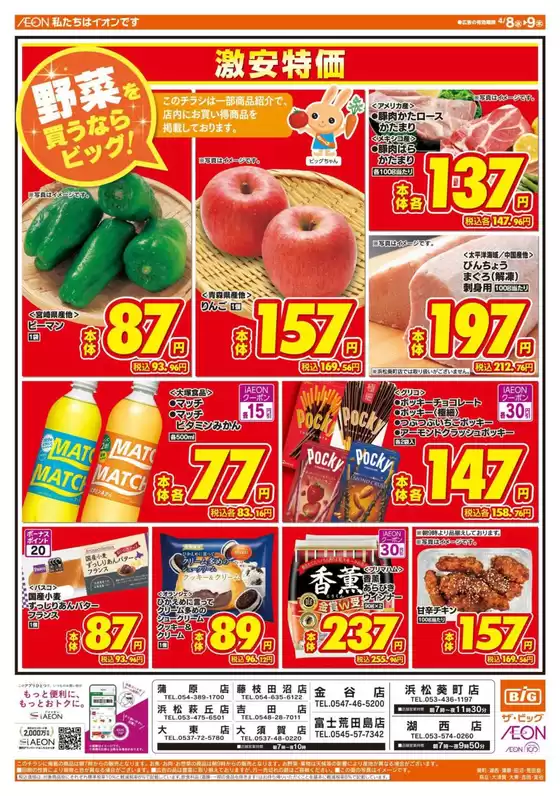 ザ・ビッグのカタログ | 倹約家のためのトップオファー | 2026-04-08T00:00:00.000Z - 2026-04-09T00:00:00.000Z