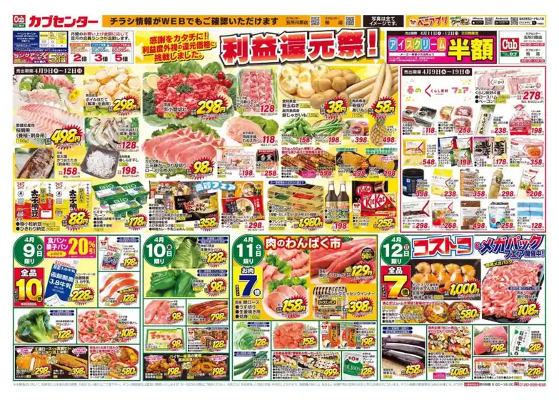 カブセンターのカタログ | 掘り出し物ハンターのためのオファー | 2026-04-09T00:00:00.000Z - 2026-04-12T00:00:00.000Z