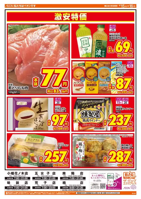 ザ・ビッグのカタログ | あなたのための特別オファー | 2026-04-15T00:00:00.000Z - 2026-04-16T00:00:00.000Z