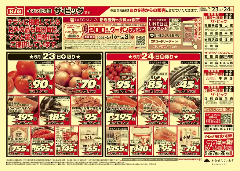 大分市でのザ・ビッグのカタログ | ザ・ビッグ チラシ | 2026-05-22T00:00:00.000Z - 2026-05-26T00:00:00.000Z