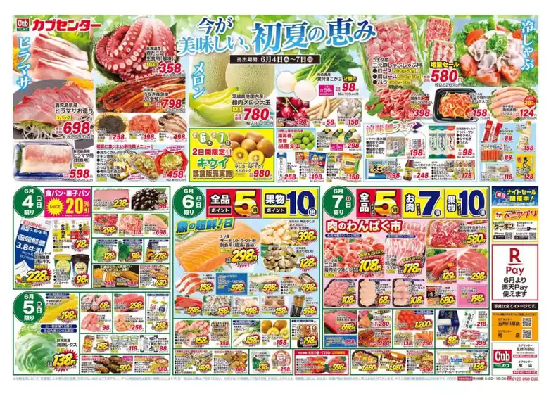 カブセンターのカタログ | すべての掘り出し物ハンターのためのトップオファー | 2026-06-04T00:00:00.000Z - 2026-06-07T00:00:00.000Z